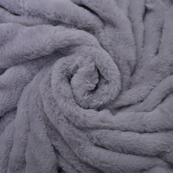 Serenity Night: Decke aus Kunstfell, Gr&ouml;&szlig;e 150x200 cm, Silber image number 7