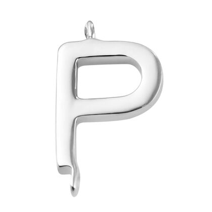 P Initiale Charme 925 Silber platiniert