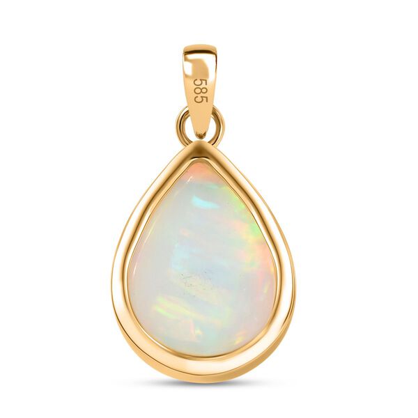 AAA Natürlicher, äthiopischer Welo Opal Anhänger in 585 Gold - 5,10 ct. image number 5