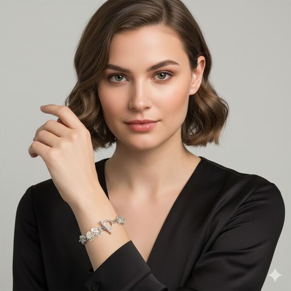 D'Joy 925 Silber Armband ca. 20 cm ca. 15,52g image number 2