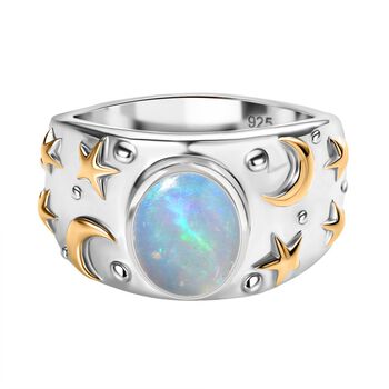 Nat&uuml;rlicher, &auml;thiopischer Welo Opal-Ring - 1,17 ct.