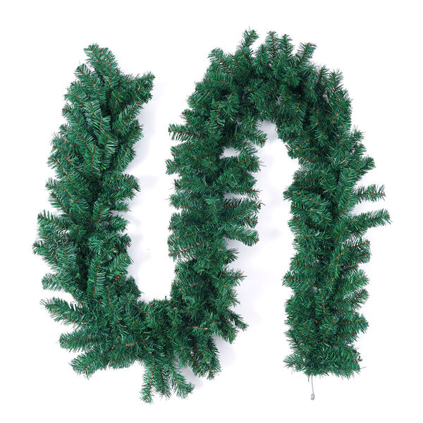 Weihnachten Girlande Pflanze Rattan,  Gr&uuml;n