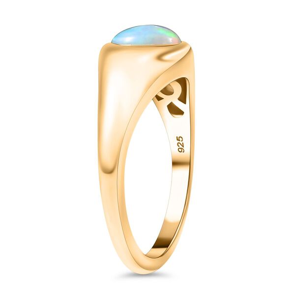 AA natürliches, äthiopisches Welo Opal-Schmuckset, 925 Silber vergoldet - 1,89 ct. image number 5