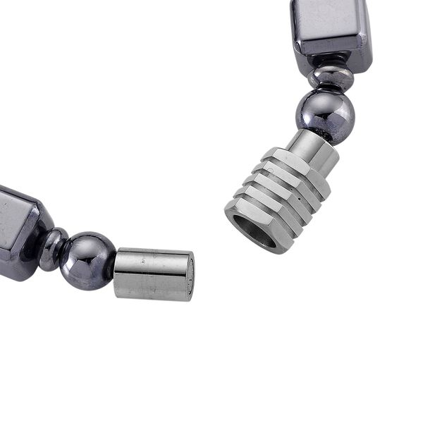 Terahertz Armband ca. 20 cm Reiner Edelstahl ca. 130,00 ct. image number 5