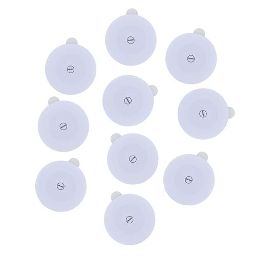 LED-Untersetzer-Set (10 Stk.), Lichtfarben: Blau (3), Grün (3), Rot (2), Weiß (2) image number 0