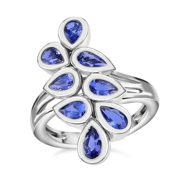 AA Tansanit Ring - 1,58 ct. image number 5