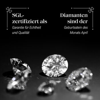 LUXORO klassischer SGL zertifizierter I1 GH Diamant-Boot-Ring in 585 Gelbgold - 1 ct.