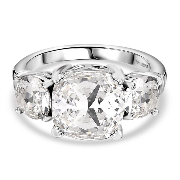 J Francis gefertigt mit SWAROVSKI- Weißer Swarovski Kristall Ring image number 0