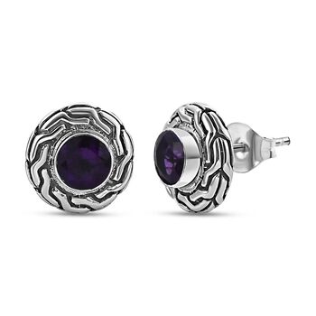 Royal Bali Kollektion - Afrikanische Amethyst-Ohrringe - 1,57 ct.