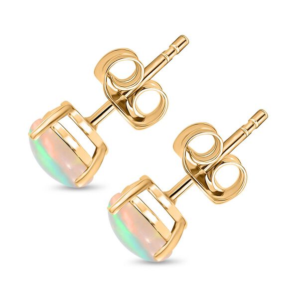 AA Natürliche, äthiopische Welo Opal Ohrringe - 1,05 ct. image number 5