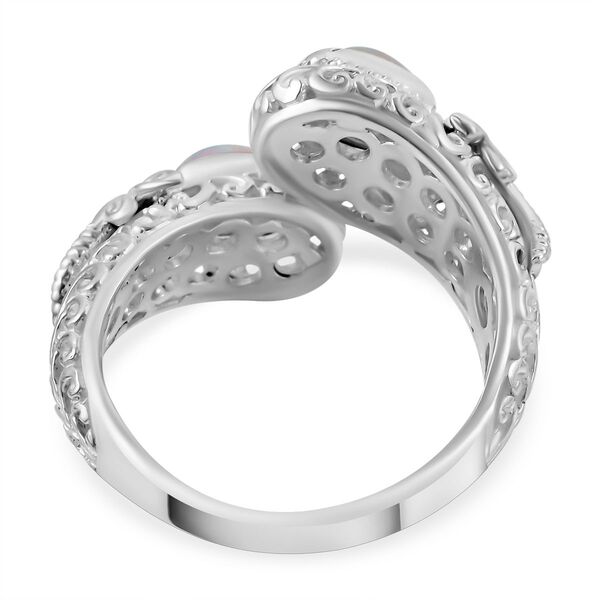 Royal Bali - Natürlicher, äthiopischer Welo Opal Ring, 925 Silber (Größe 16.00) ca. 1,20 ct image number 4