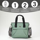 Praktischer Shopper mit verstellbarem Riemen, Grün image number 3