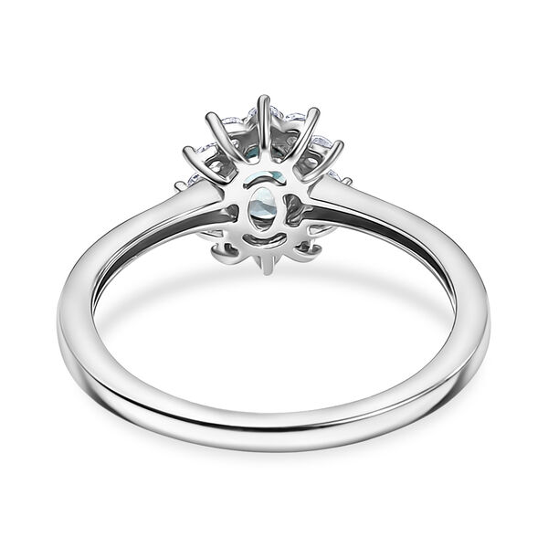 D'Joy blauer und wei&szlig;er Zirkon Ring - 1,07 ct. image number 5