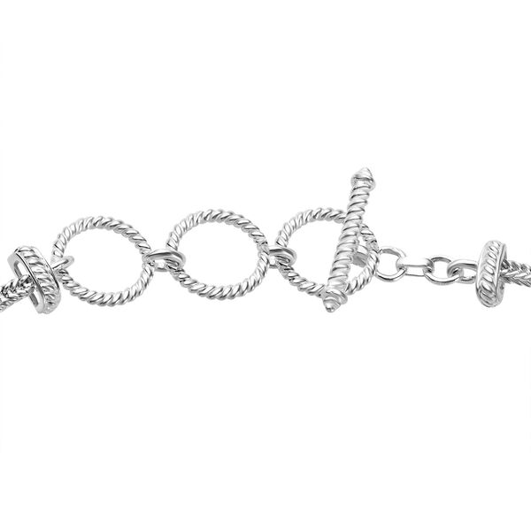 Weißes Büffel-Armband, 19cm - 17,98 ct. image number 3