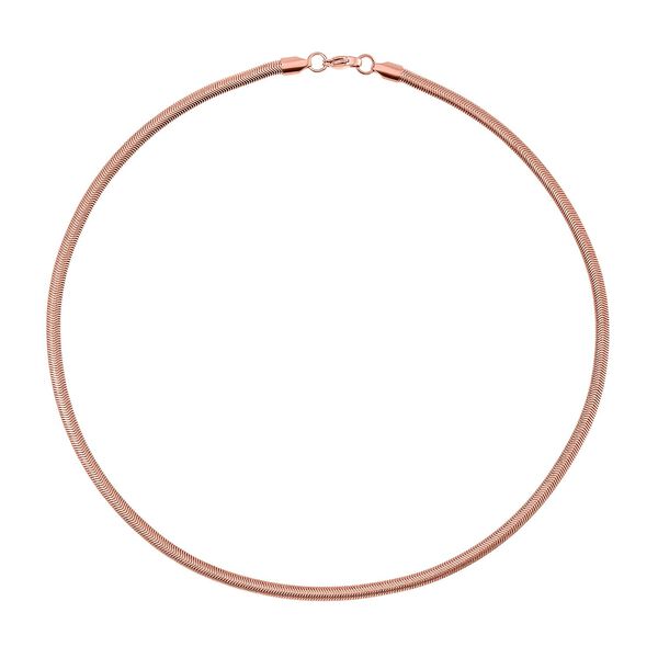 3er-Set - Kugelkette 40 cm, Gliederkette 45 cm und Ankerkette 55 cm, Ros&eacute;goldton image number 6