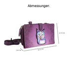 SUKRITI Handbemalte Brieftasche aus Echtleder, lila image number 4