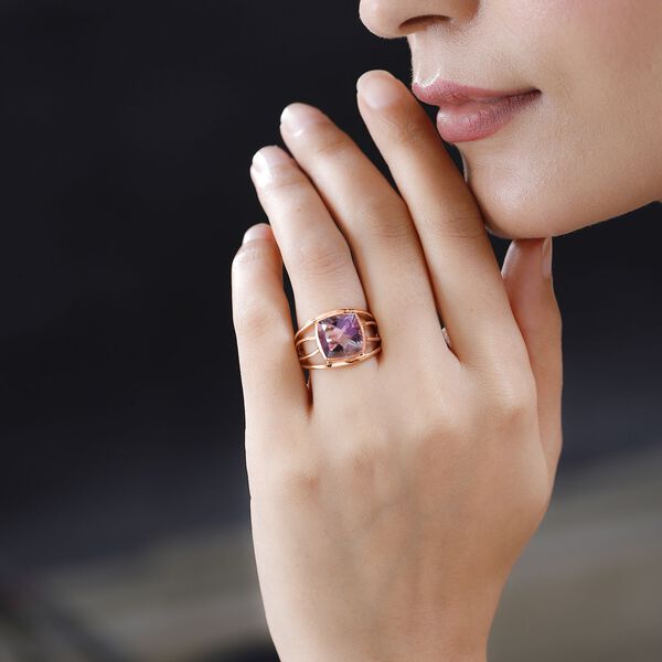 Rose De France Amethyst Ring - 5,15 ct. image number 3