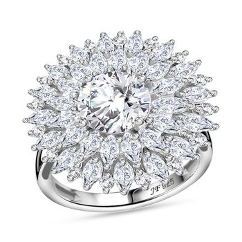 J Francis gefertigt mit SWAROVSKI- Wei&szlig;er Swarovski Zirkonia Anh&auml;nger