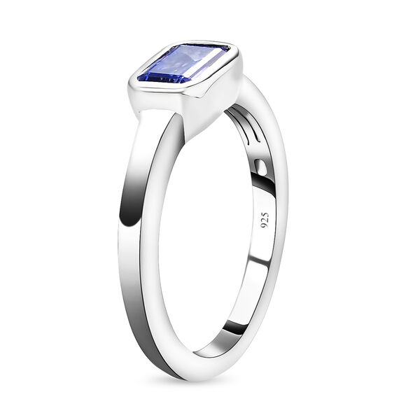 AA Tansanit-Ring, 925 Silber platiniert  ca. 0,79 ct image number 5