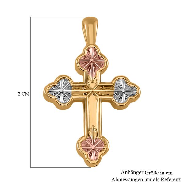 Kreuz-Anh&auml;nger in 585 Gold image number 5