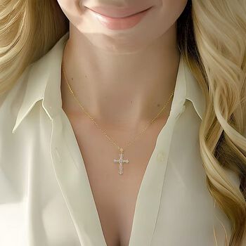 LUXURIANT SI-GH Labor Diamant Anh&auml;nger mit 50cm Kette - 1 ct.