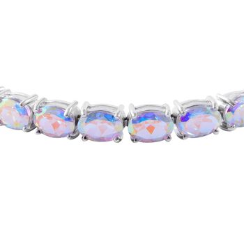 Merkur mystisches Topas Armband, ca. 19 cm, 925 Silber platiniert ca. 24.30 ct