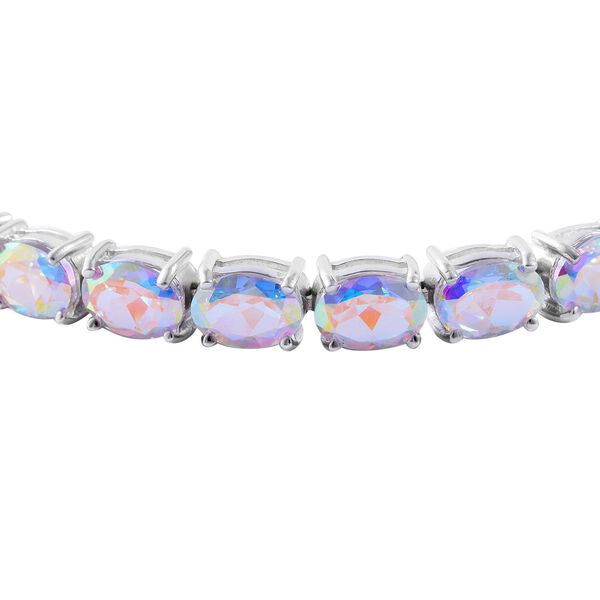 Merkur mystisches Topas Armband, ca. 19 cm, 925 Silber platiniert ca. 24.30 ct image number 1