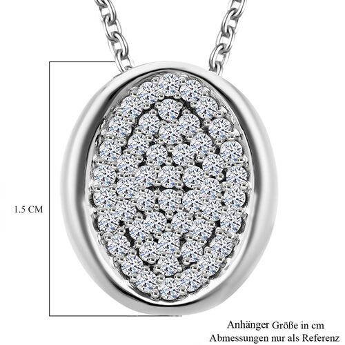 LUXURIANT DIAMOND - Lab Grown Diamant SI-GH SGL zertifiziert Schmuckset 925 Silber rhodiniert ca. 0,50 ct. image number 4