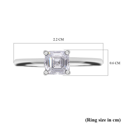 LUXURIANT DIAMOND- IGI zertifizierter VS-D Labor Diamant Ring in 585 Weißgold - 1 ct. image number 2