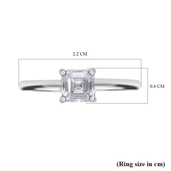 LUXURIANT IGI zertifizierter VS-D Labor Diamant Ring in 585 Wei&szlig;gold - 1 ct. image number 2