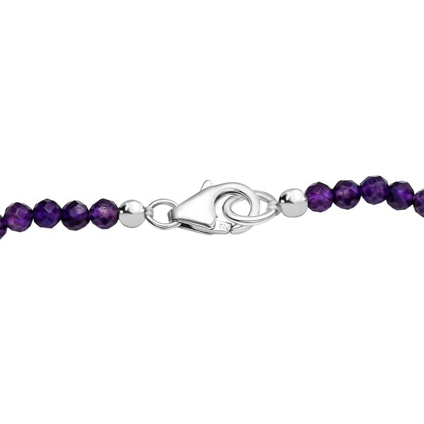 Afrikanischer Amethyst und Zirkon Anhänger mit 50cm Kette - 75,57 ct. image number 5