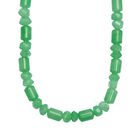 Grüner Aventurin Halskette ca. 45 cm Edelstahl ca. 250.00 ct