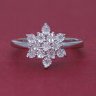 Diamant Ring 925 Silber platiniert image number 1