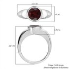 Roter Granat Ring Edelstahl (Größe 16.00) ca. 1,54 ct image number 6