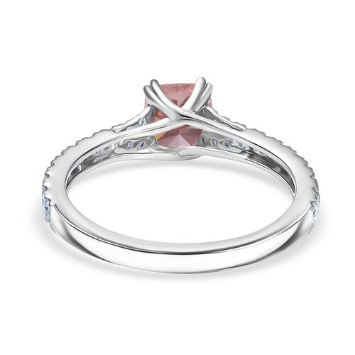 Lab Grown Rosa Diamant VS, Lab Grown Diamant Ring 950 Platin (Größe 18.00) ca. 1,54 ct image number 4