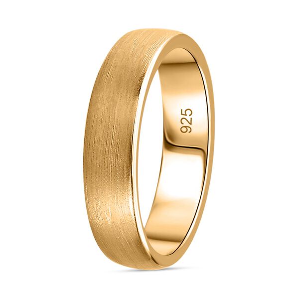 Bandring in 925 Silber mit Gelbgold Vermeil image number 5