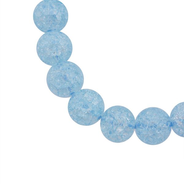 Blaue Eis Quarz Halskette 45cm und Armband 19cm image number 10