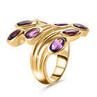 Afrikanischer Amethyst-Ring, 925 Silber vergoldet  ca. 3,34 ct image number 4