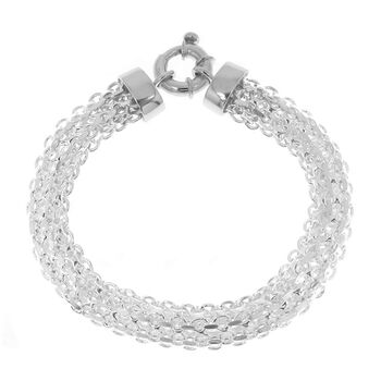 Bismarck Armband, 925 Silber ca. 19 cm