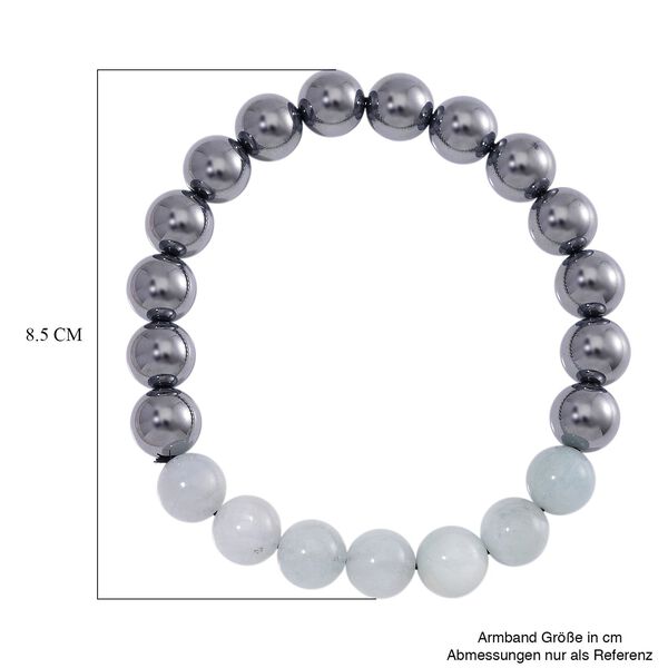 Flexibles Terahertz und Aquamarin Armband - 140 ct. image number 5