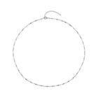 Halskette, ca. 50 cm, Edelstahl ca. 8,50g, silberfarben