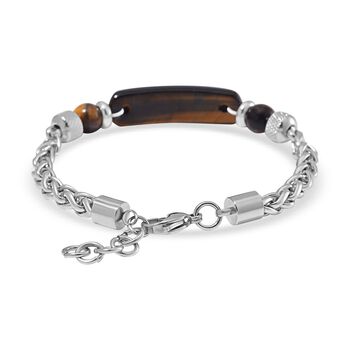 Tigerauge Armband, 18 cm - 25 ct.