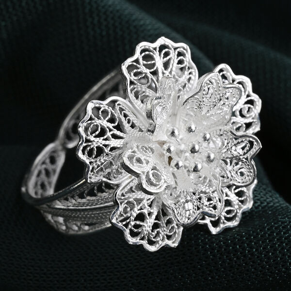 925 Silber Ring (Gr&ouml;&szlig;e 18.00) ca. 4,07g image number 1