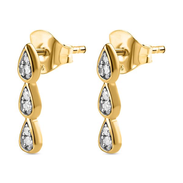 Diamant Ohrh&auml;nger - 0,10 ct. image number 4