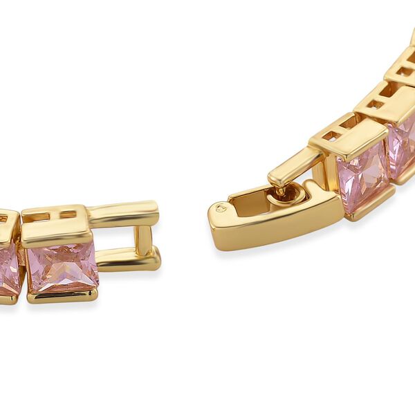 Rosa Zirkonia Armband, 18+2,5cm image number 4