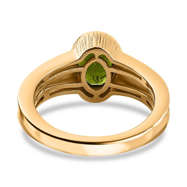 Natürlicher Chromdiopsid-Ring - 1,05 ct. image number 6