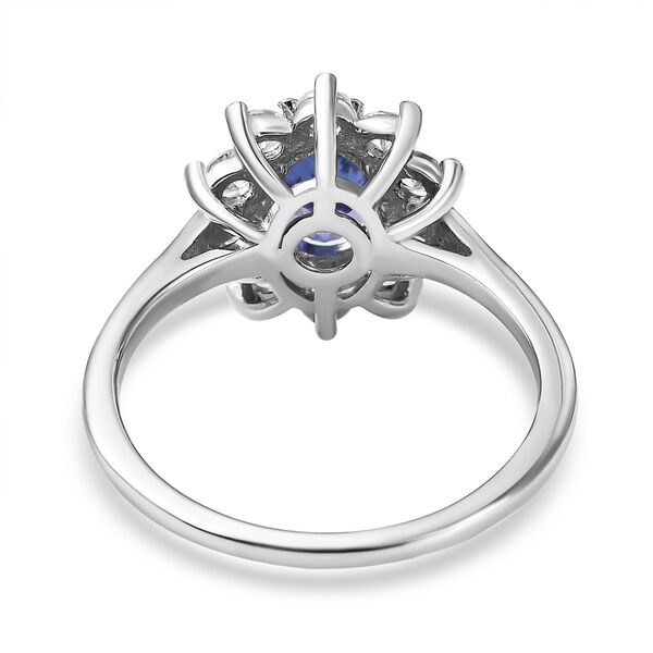 Tansanit und Zirkon-Ring - 1,70 ct. image number 5
