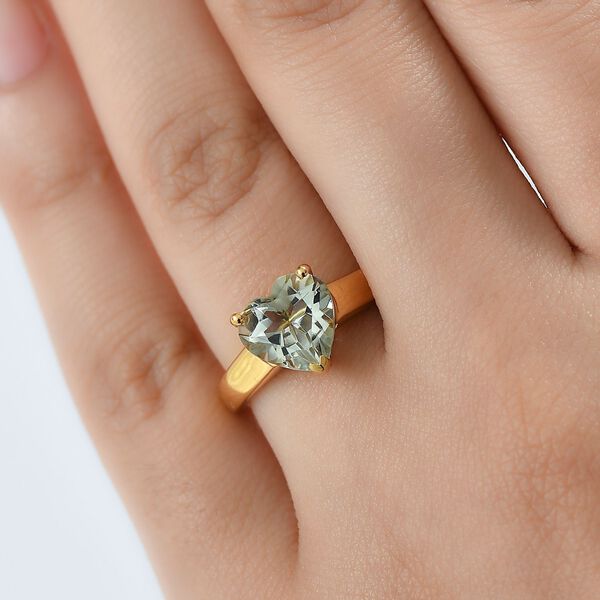 AA Prasiolith Ring - 2,33 ct. image number 2