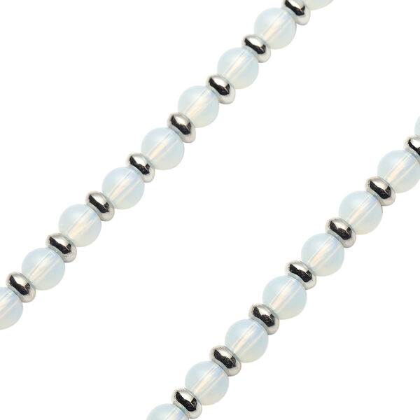 Opalith-Halskette in Silberton image number 3