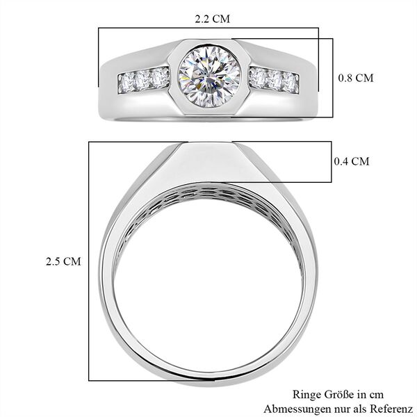 Moissanit Ring - 1 ct. image number 6